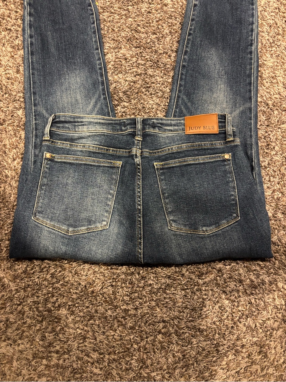 Judy Blue Women's Faded Indigo Relaxed Jeans